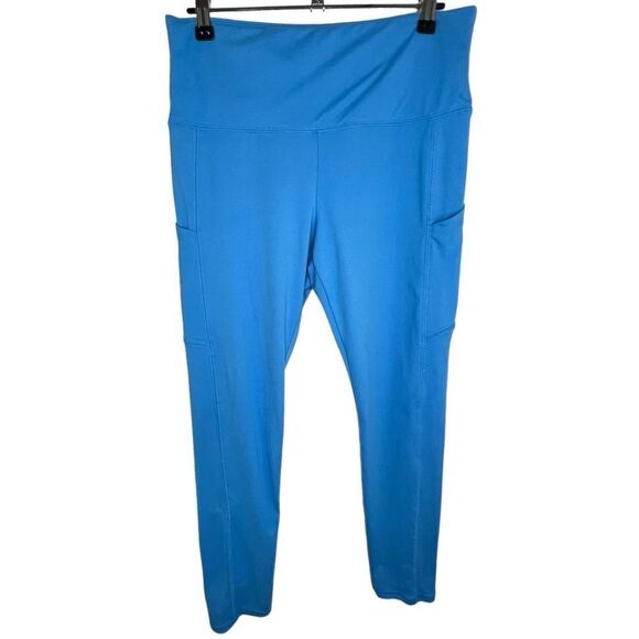 Wild Fable Buttery Soft Light Blue Athletic Leggings With Pockets - Picture 1 of 4